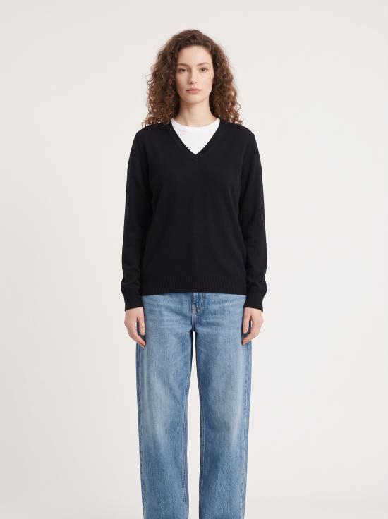 26FW 더로우 스웨터 R000627 BLACK