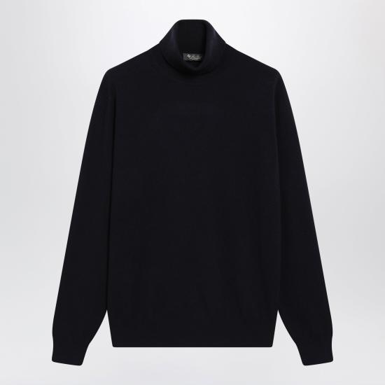 26FW 로로피아나 긴팔 티셔츠 FAB7516WS Blue