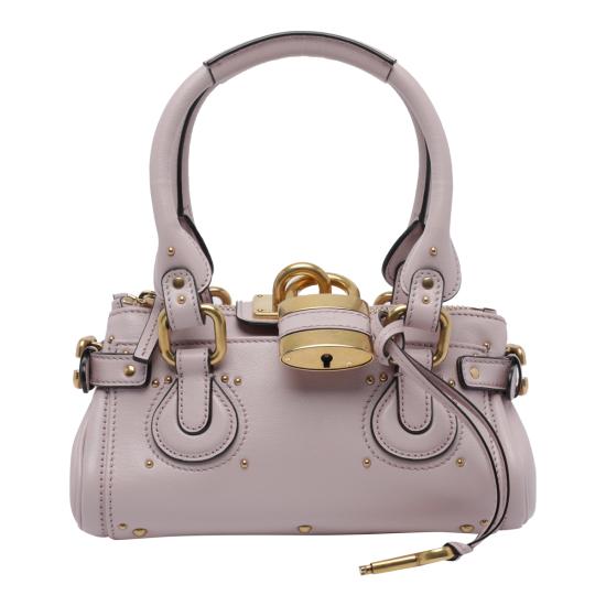 26FW 끌로에 스몰 그레인드 레더 패딩턴 백 CH26SS805P75 6F8 PINK
