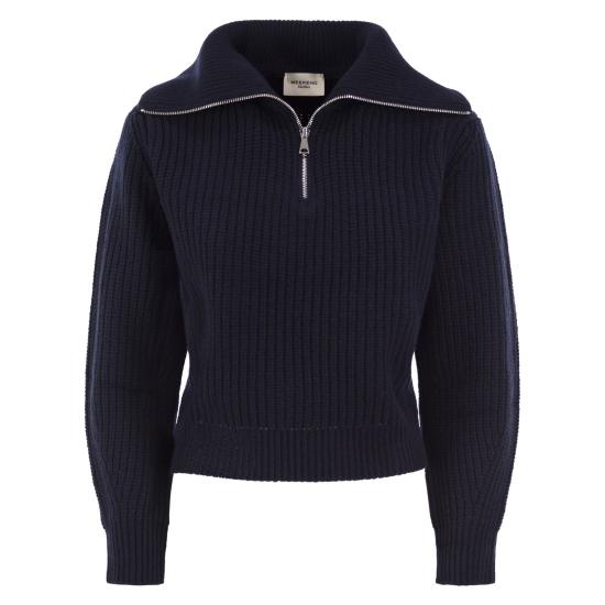 26FW 위켄드막스마라 터틀넥 2625366182600 NIGHT BLUE