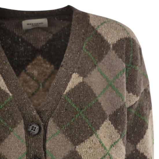26FW 위켄드막스마라 가디건 2625346082600 BROWN - WEEKEND MAX MARA