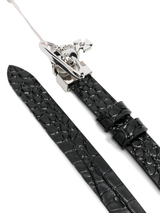 26FW 비비안웨스트우드 벨트 82010088W L0098 N401 Black - VIVIENNE WESTWOOD