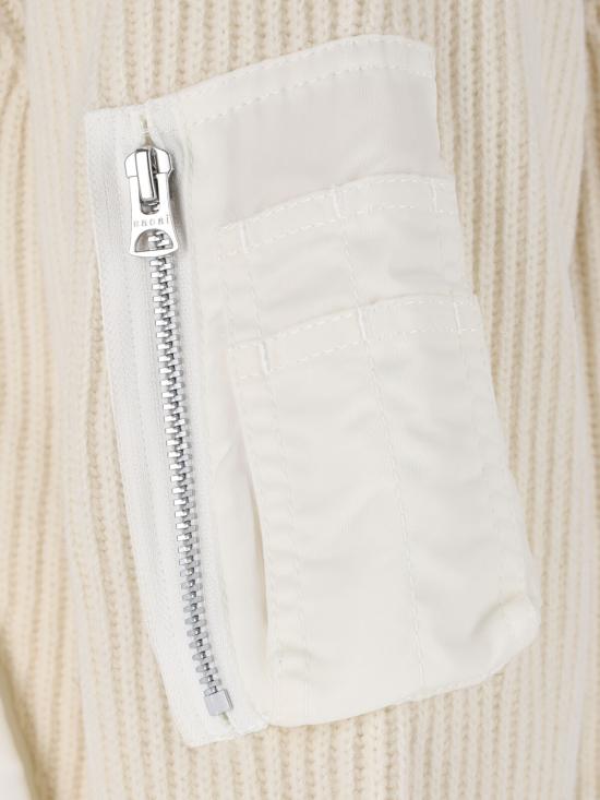 26FW 사카이 스웨터 26 04128M 151 White - SACAI