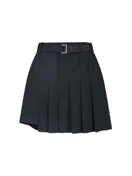 26FW 사카이 숏 스커트 26 08573 001 Black