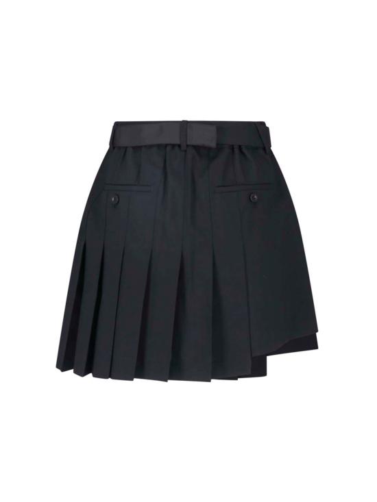 26FW 사카이 숏 스커트 26 08573 001 Black - SACAI