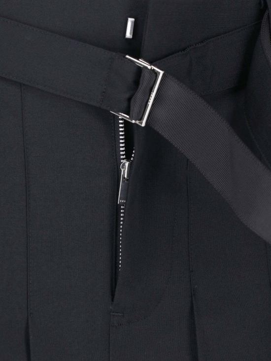 26FW 사카이 숏 스커트 26 08573 001 Black - SACAI