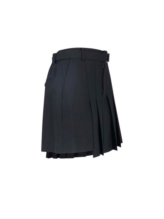 26FW 사카이 숏 스커트 26 08573 001 Black - SACAI