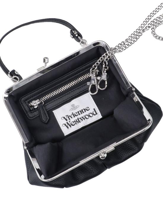 26FW 비비안웨스트우드 그래니 프레임 퍼스 4B010007W S000D N403 Black - VIVIENNE WESTWOOD
