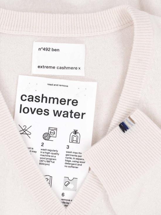 26FW 익스트림캐시미어 스웨터 BEN BONE Cream - EXTREME CASHMERE