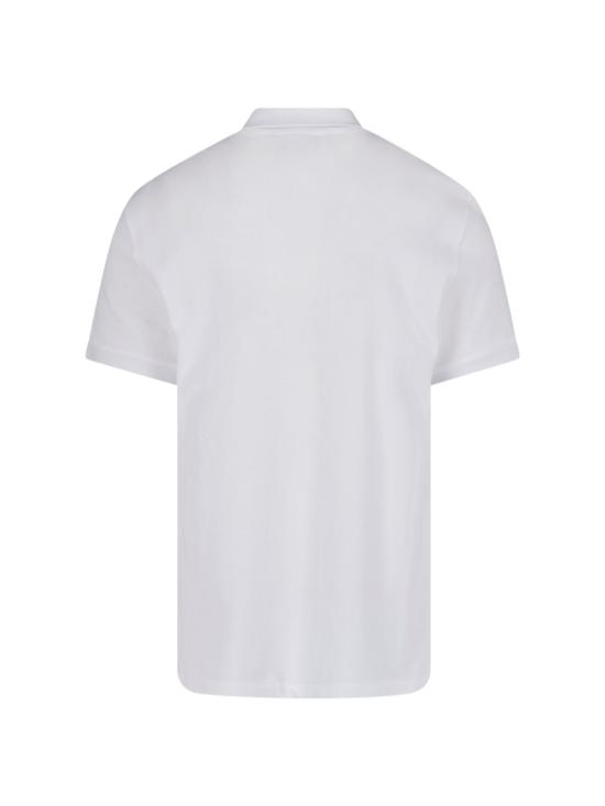26FW 아미 스몰 하트 로고 폴로 티셔츠 HPL411 760 100 White - AMI