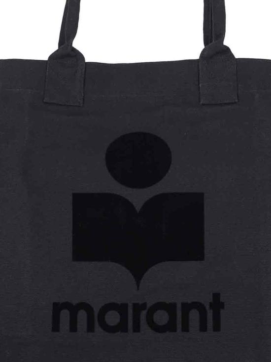 26FW 이자벨마랑 옌키 코튼 핸드 캐리 백 PM0001FA A1X18M 01BK BLACK - ISABEL MARANT