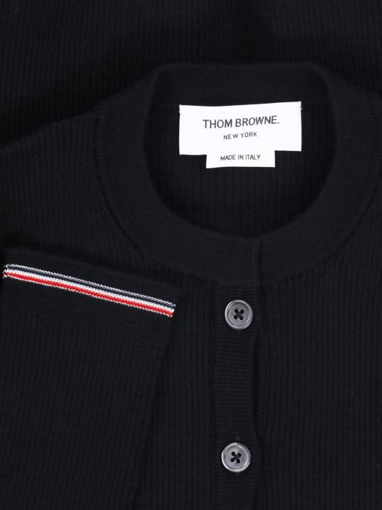 26FW 톰브라운 가디건 FKC720A Y1055 001 Black - THOM BROWNE