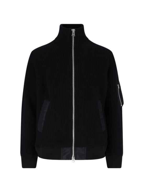26FW 사카이 스웨터 26 04128M 001 Black