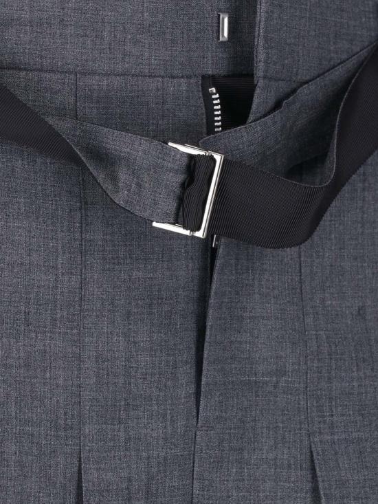 26FW 사카이 숏 스커트 26 08573 301 Grey - SACAI