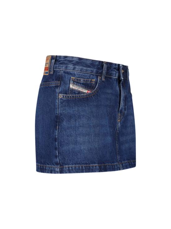 26FW 디젤 데님 스커트 A04935 09I27 01 Blue - DIESEL