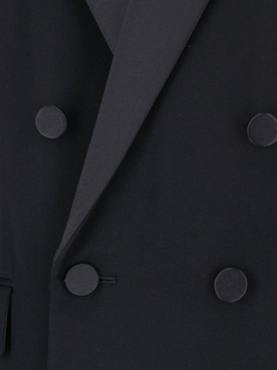 26FW 생로랑 더블 브레스티드 턱시도 자켓 A003I9 Y7E63 1000 BLACK - SAINT LAURENT