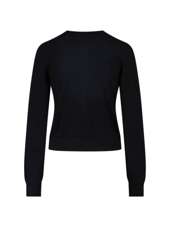 26FW 디젤 M 알리네사 컷아웃 로고 울 점퍼 A17498 0DCCH 9XX BLACK - DIESEL