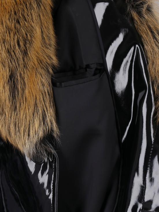 26FW 생로랑 무스탕 A003IK Y4L59 1000 Black - SAINT LAURENT