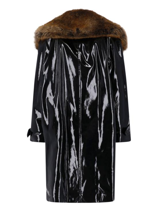 26FW 생로랑 무스탕 A003IK Y4L59 1000 Black - SAINT LAURENT