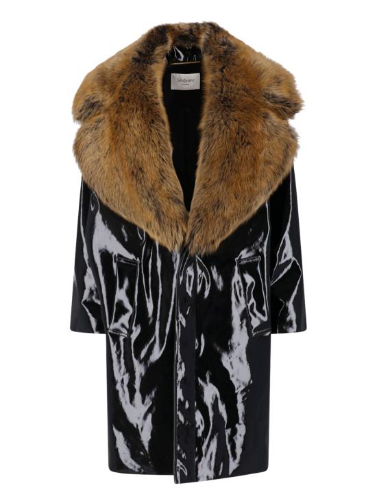 26FW 생로랑 무스탕 A003IK Y4L59 1000 Black