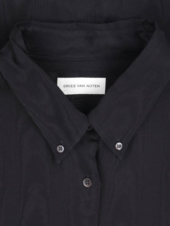 26FW 드리스 반 노튼 셔츠 130703 4024 900 BLACK - DRIES VAN NOTEN