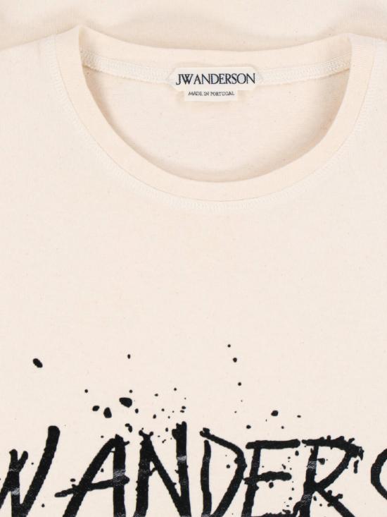 26FW JW앤더슨 반팔 티셔츠 JT0307 PG1936 241 Beige - JW ANDERSON