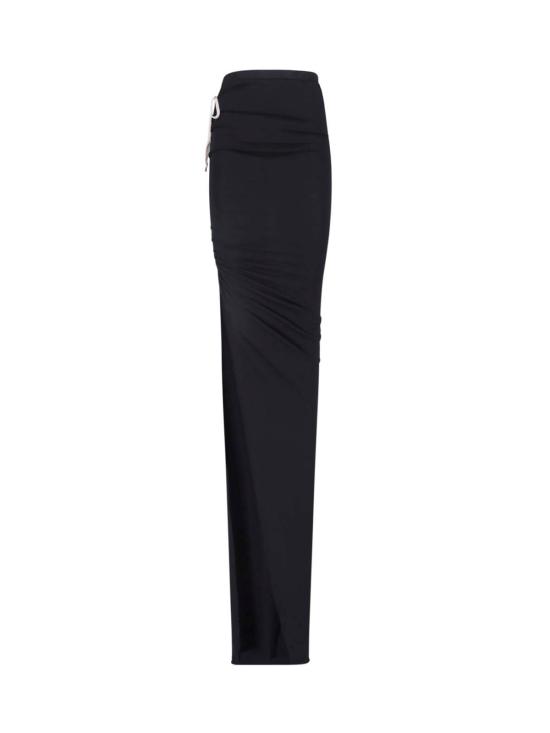 26FW 다크쉐도우 롱 스커트 DS02F6337 RN 09 Black
