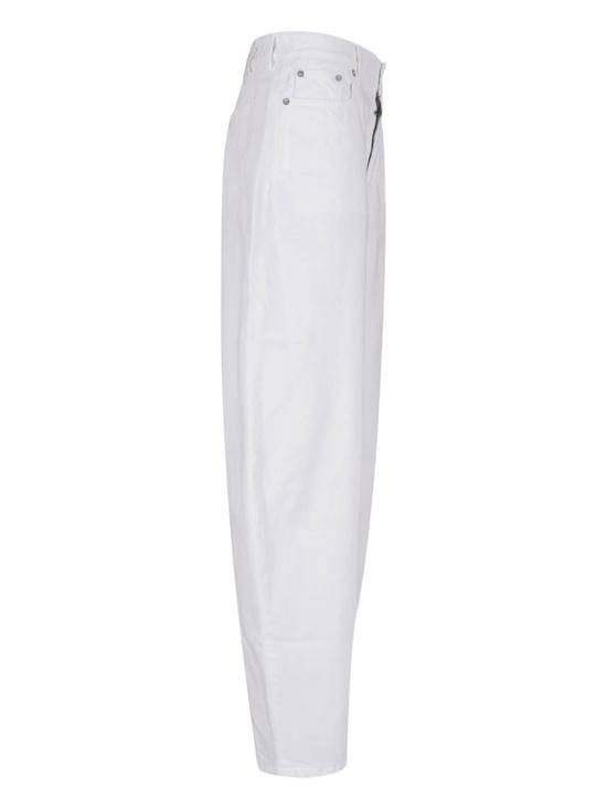 26FW 알라이아 데님 팬츠 AA9P1280D027D 000 White - ALAIA
