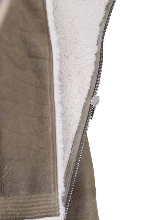 26FW 릭 오웬스 가죽 자켓 RP02F5727 LSHCTS 4871 Grey - RICK OWENS