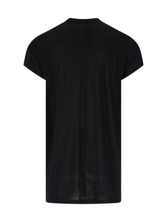 26FW 릭 오웬스 반팔 티셔츠 RR02F4255 JSW 09 Black - RICK OWENS