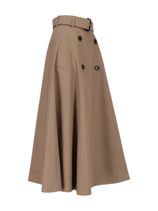 26FW 버버리 개버딘 스커트 8113541 A3324 Brown - BURBERRY
