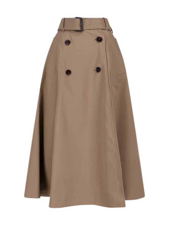 26FW 버버리 개버딘 스커트 8113541 A3324 Brown