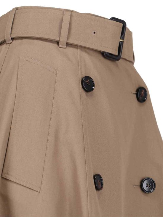 26FW 버버리 개버딘 스커트 8113541 A3324 Brown - BURBERRY