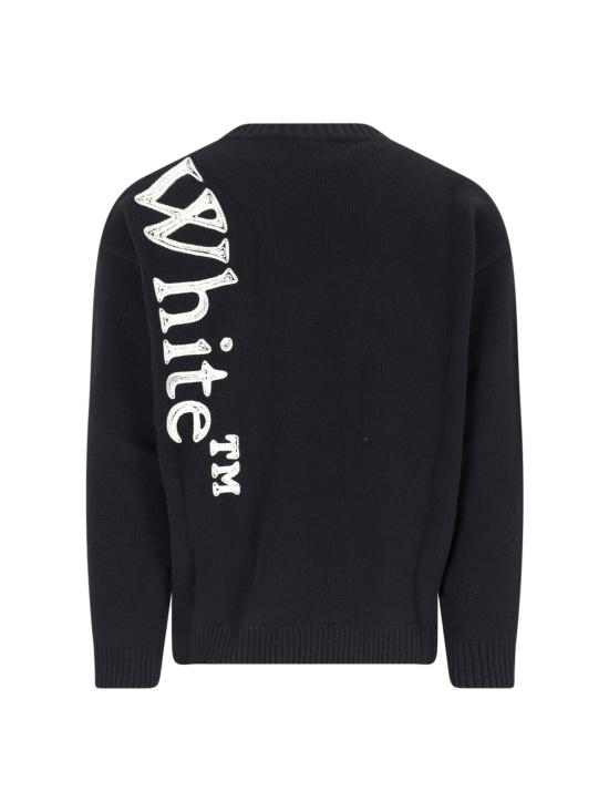 26FW 오프화이트 스웨터 44MHE213F26K001001 BLACK - OFF WHITE