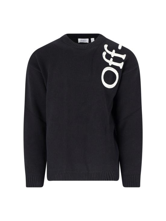 26FW 오프화이트 스웨터 44MHE213F26K001001 BLACK
