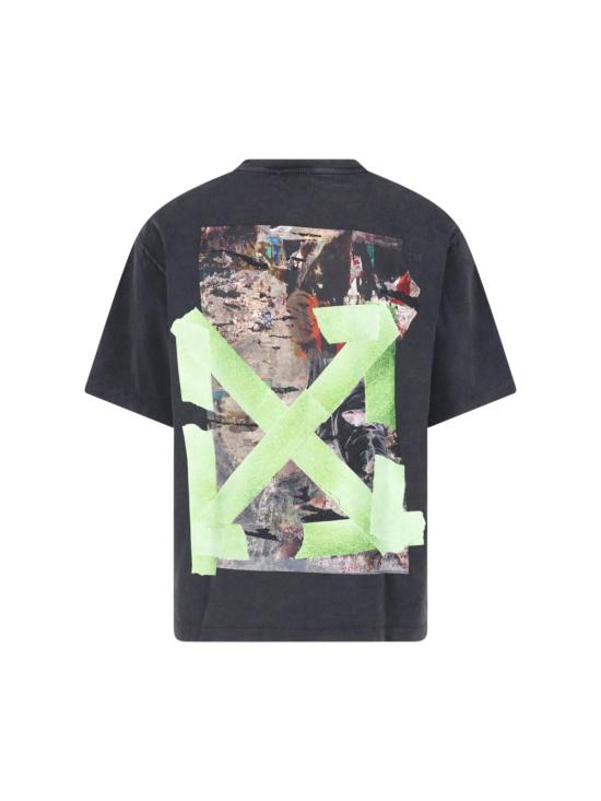 26FW 오프화이트 반팔 티셔츠 44MAA120F26J019001 VINTAGE BLACK - OFF WHITE