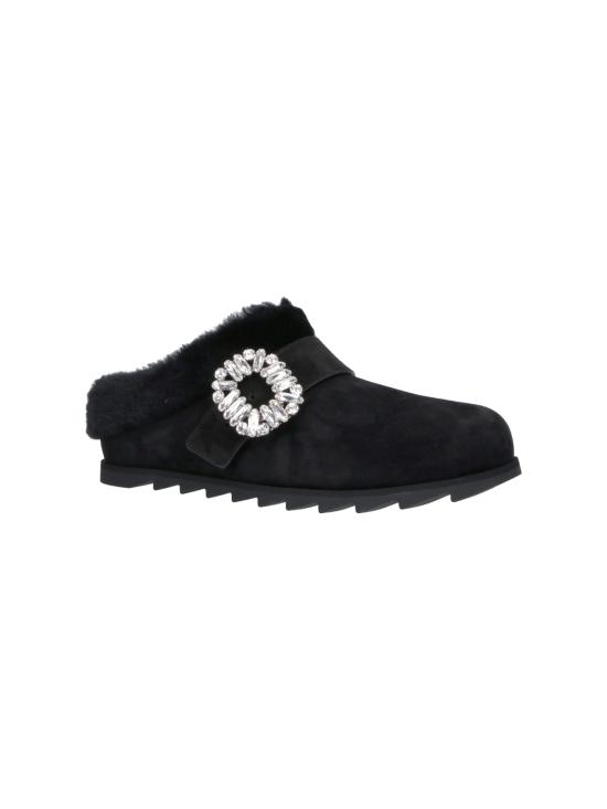 26FW 로저비비에 뮬/슬리퍼 RVW83546080OYK B999 BLACK - ROGER VIVIER