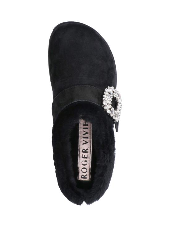 26FW 로저비비에 뮬/슬리퍼 RVW83546080OYK B999 BLACK - ROGER VIVIER