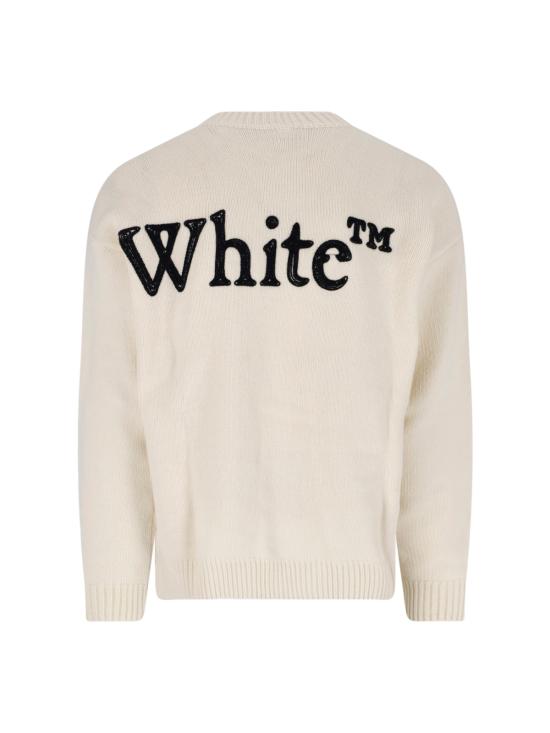 26FW 오프화이트 스웨터 44MHE20QF26K001110 CREAM - OFF WHITE