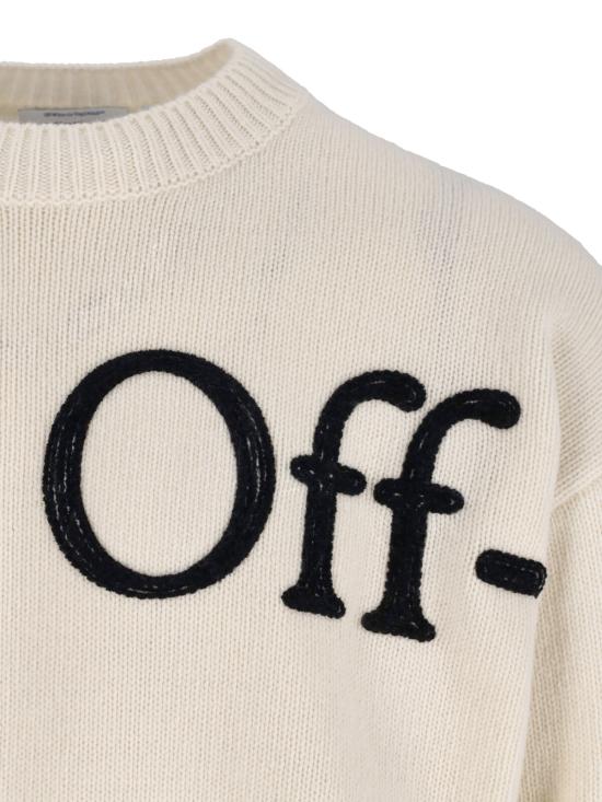 26FW 오프화이트 스웨터 44MHE20QF26K001110 CREAM - OFF WHITE