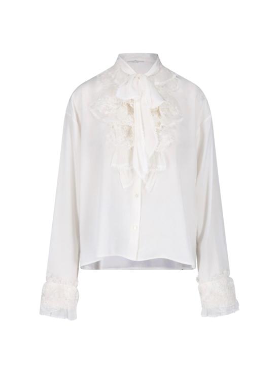 26FW 에르마노 설비노 블라우스 D492K360APVKX 10602 White