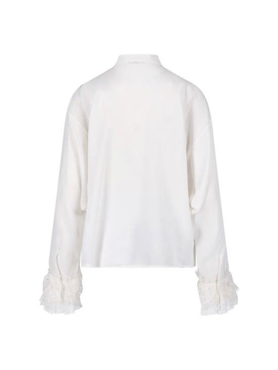 26FW 에르마노 설비노 블라우스 D492K360APVKX 10602 White - ERMANNO SCERVINO