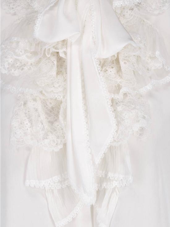 26FW 에르마노 설비노 블라우스 D492K360APVKX 10602 White - ERMANNO SCERVINO