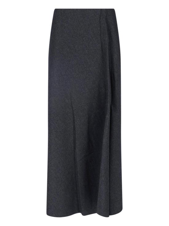 26FW 조르지오 아르마니 롱 스커트 GW003451 TE10537 U8131 Grey