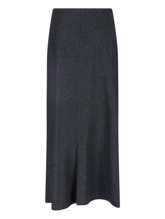26FW 조르지오 아르마니 롱 스커트 GW003451 TE10537 U8131 Grey - GIORGIO ARMANI