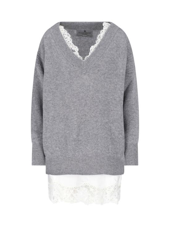 26FW 에르마노 설비노 스웨터 D495Q302APCSPYI N1704 Grey