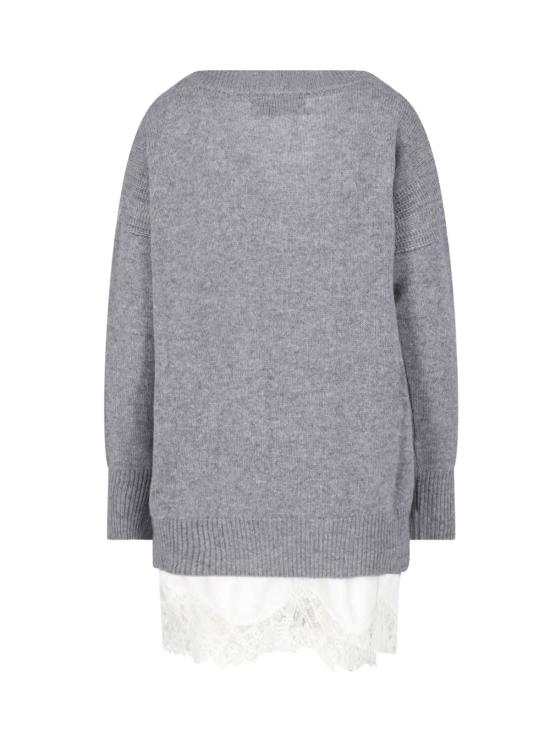26FW 에르마노 설비노 스웨터 D495Q302APCSPYI N1704 Grey - ERMANNO SCERVINO