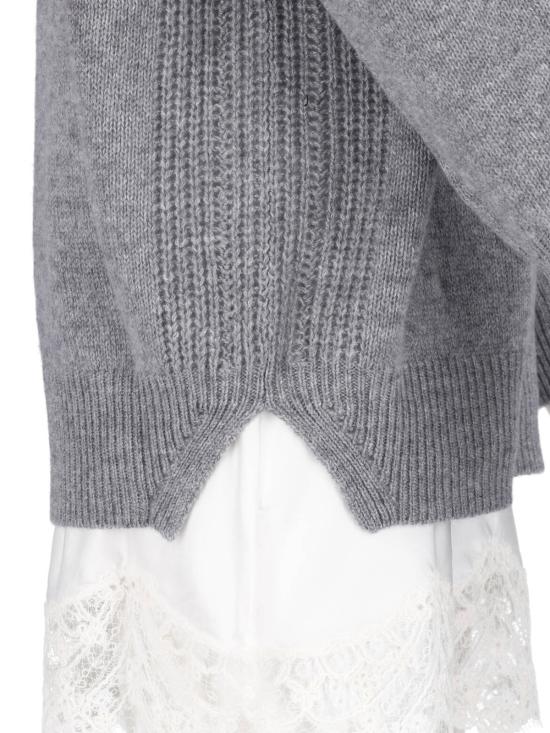 26FW 에르마노 설비노 스웨터 D495Q302APCSPYI N1704 Grey - ERMANNO SCERVINO