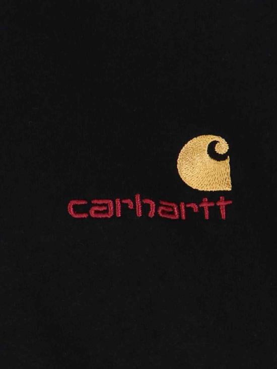26FW 칼하트 WIP 숏슬리브 아메리칸 스크립트 티셔츠 I029956 89XX Black - CARHARTT WIP