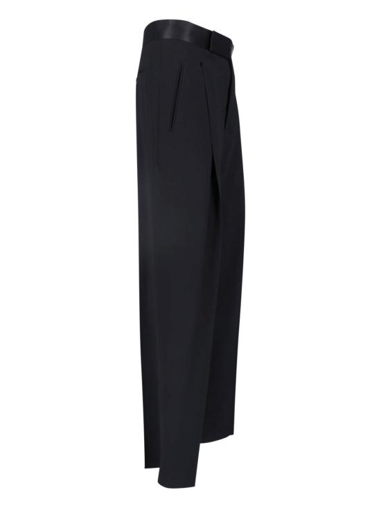 26FW 조르지오 아르마니 스트레이트 팬츠 GM004577 TE10043 UC001 BLACK - GIORGIO ARMANI